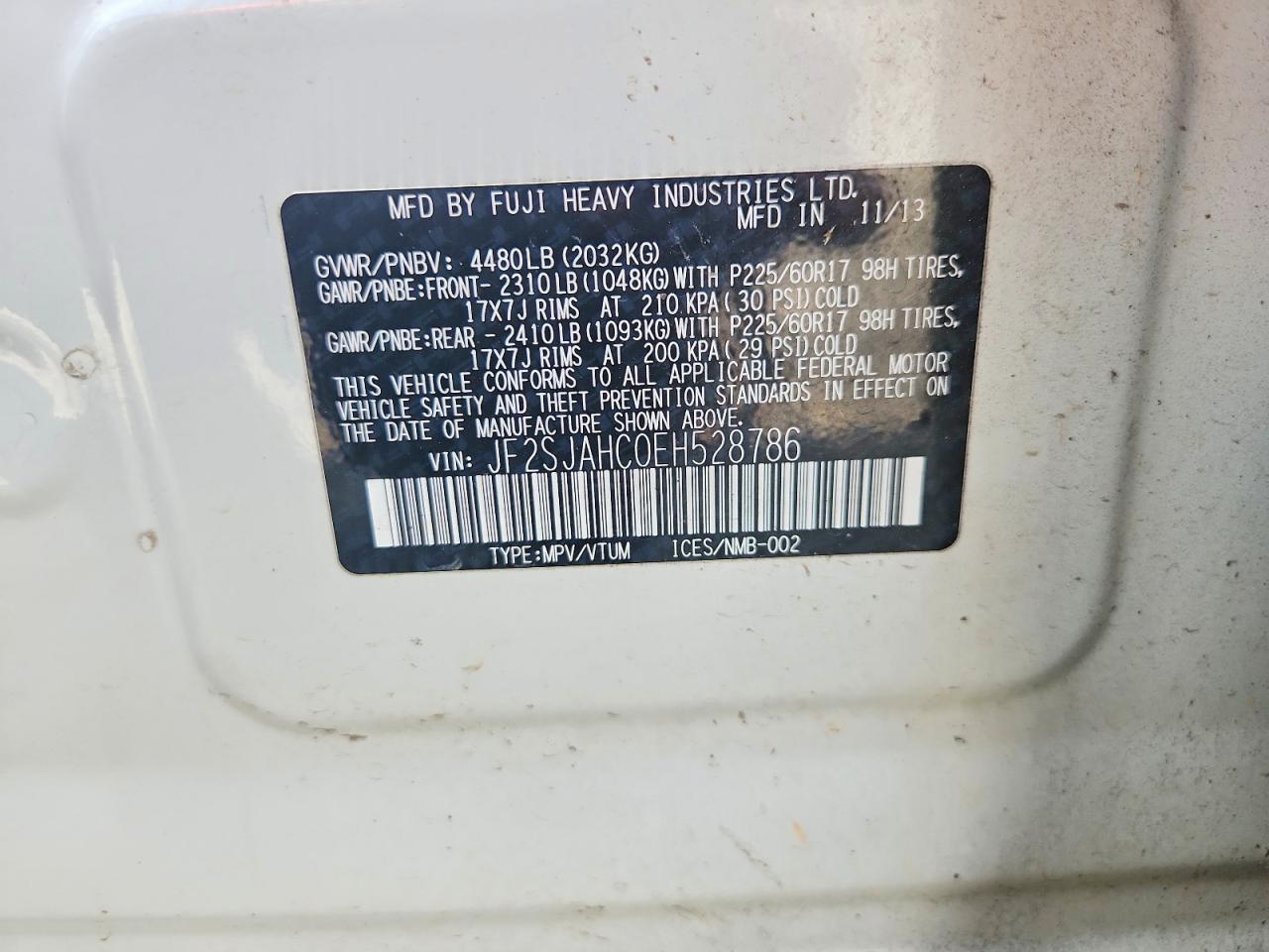 2014 SUBARU FORESTER