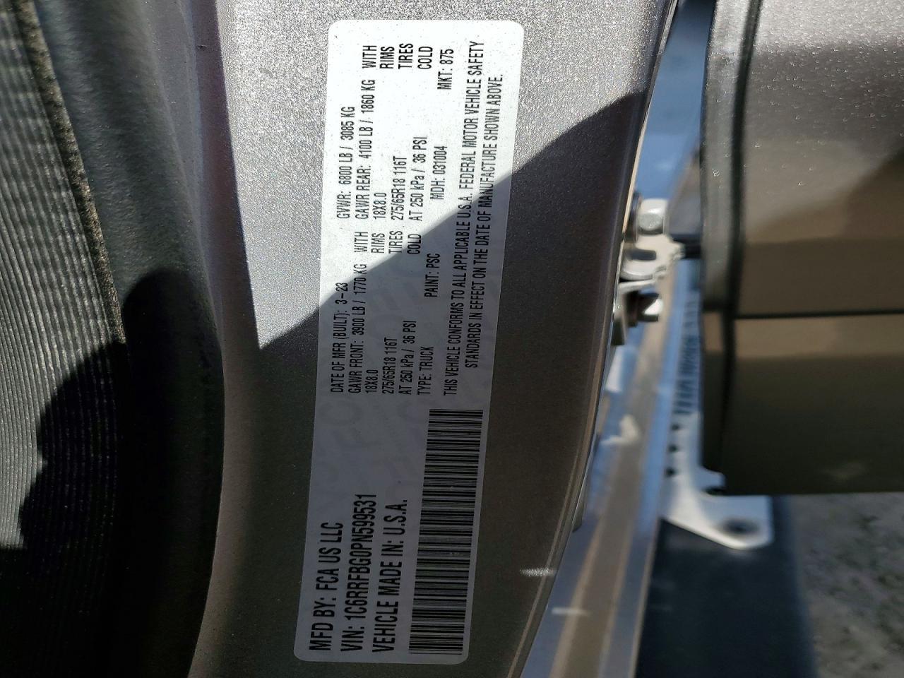 2023 RAM 1500