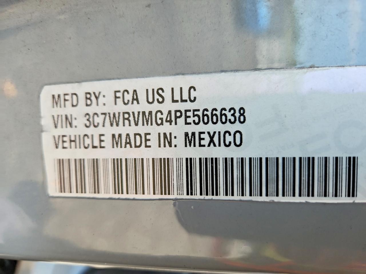 2023 RAM ProMaster 3500