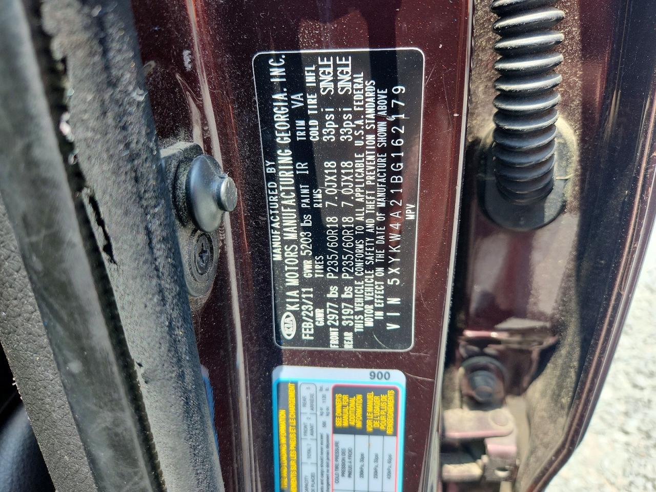 2011 KIA SORENTO