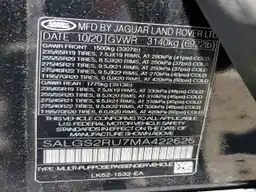 2021 LAND ROVER RANGE ROVER