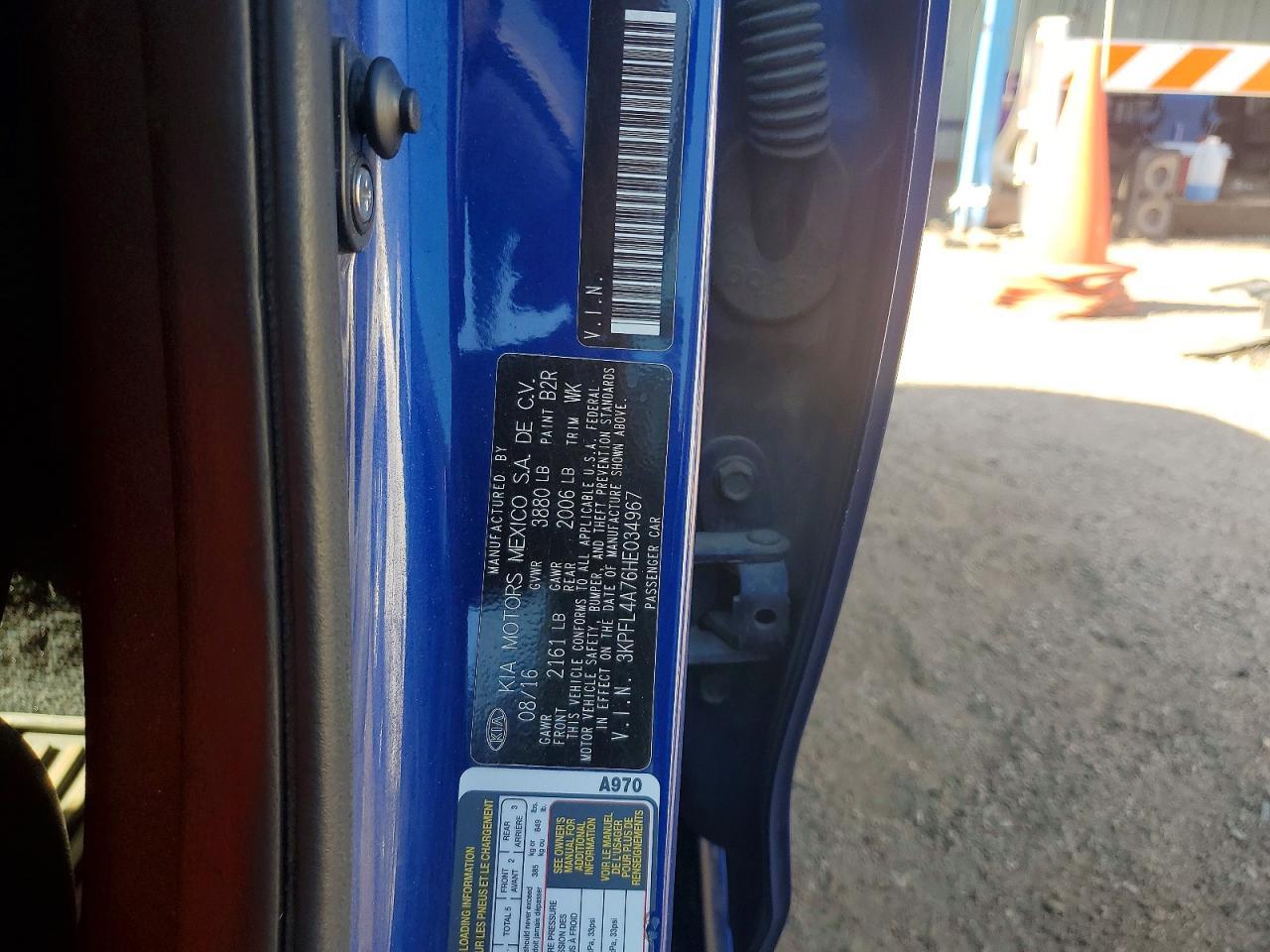 2017 KIA FORTE