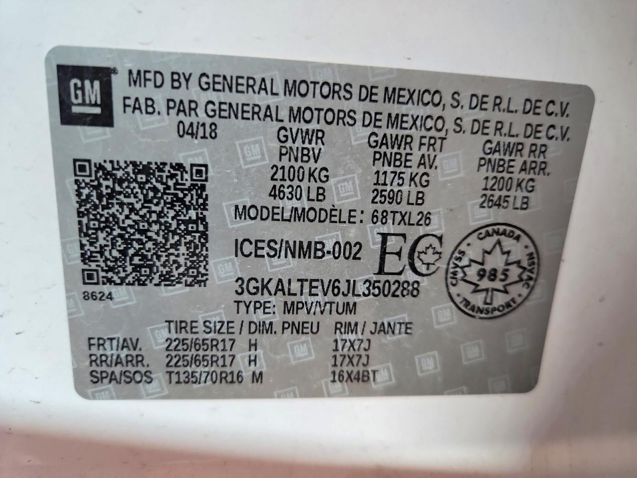 2018 GMC Terrain