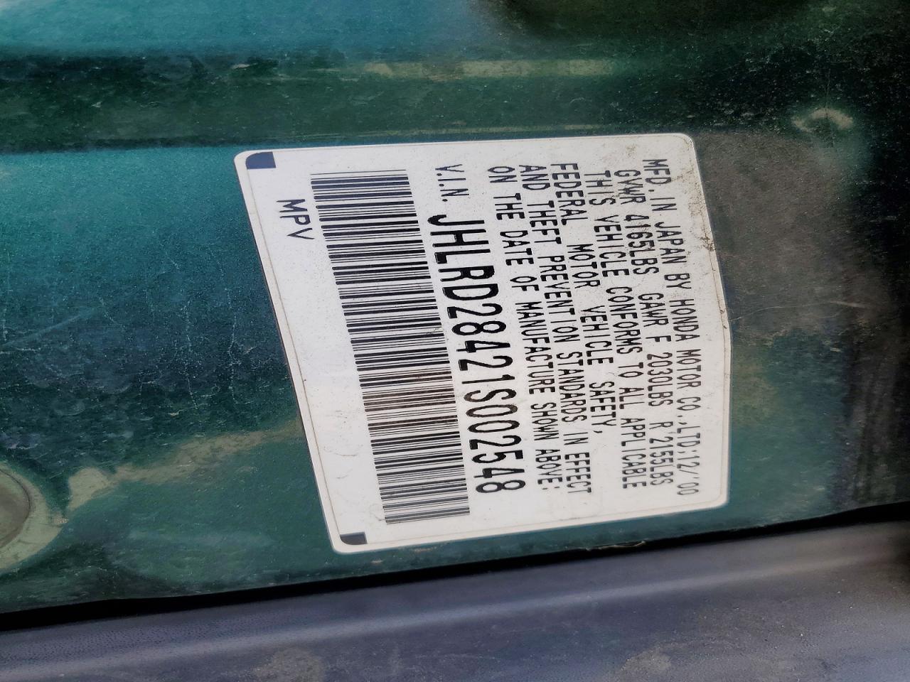 2001 HONDA CR-V