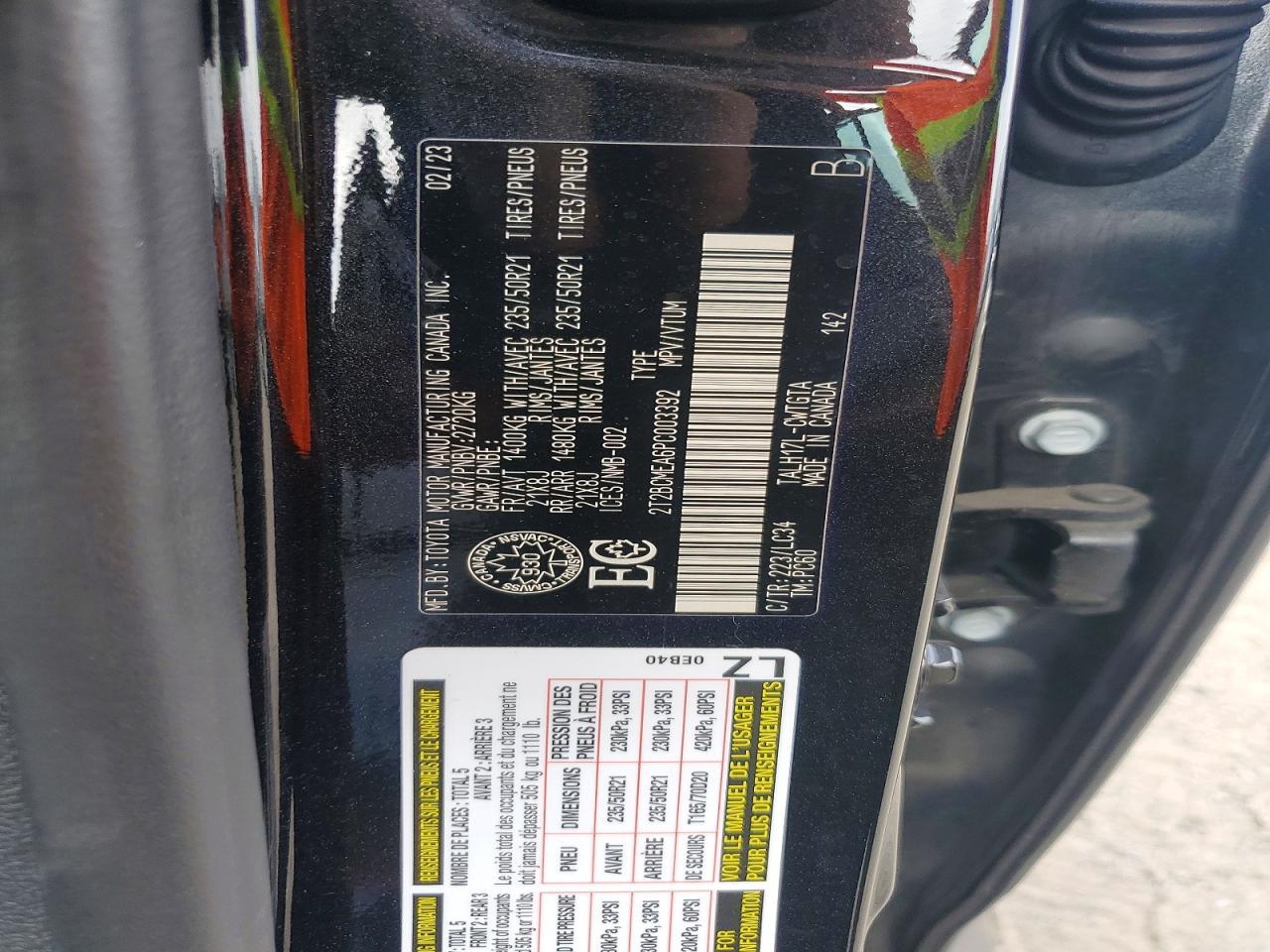 2023 LEXUS RX 500H