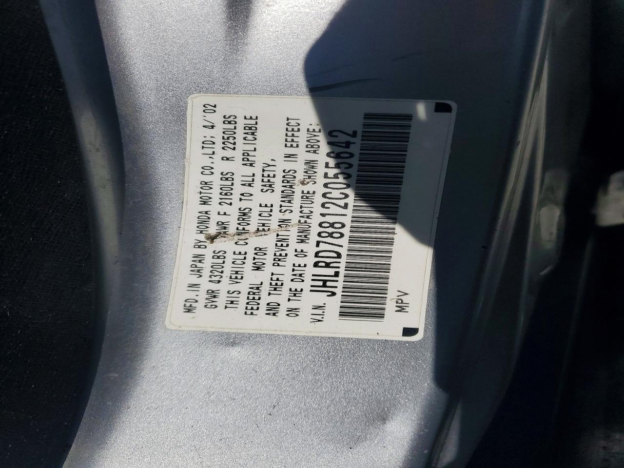 2002 HONDA CR-V