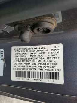 2014 HONDA CIVIC