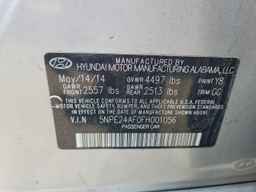 2015 HYUNDAI SONATA