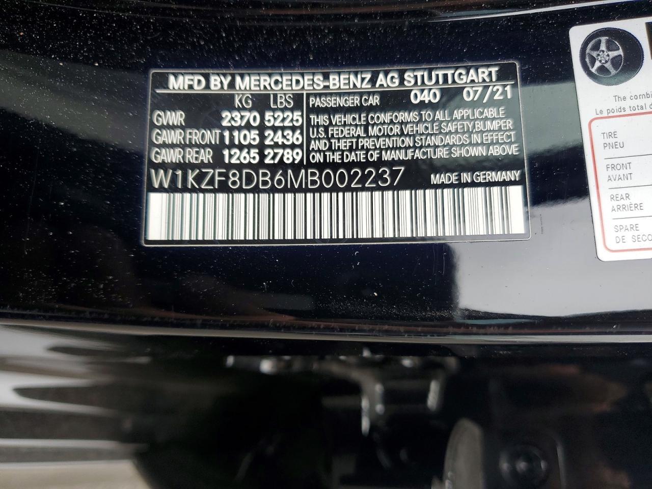 2021 MERCEDES-BENZ E-Class