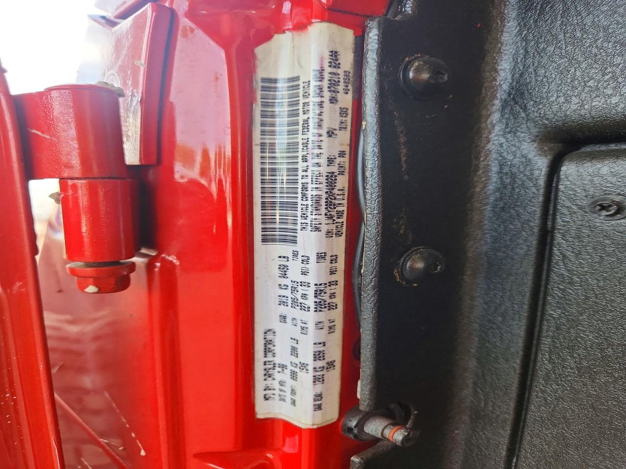 1999 JEEP WRANGLER