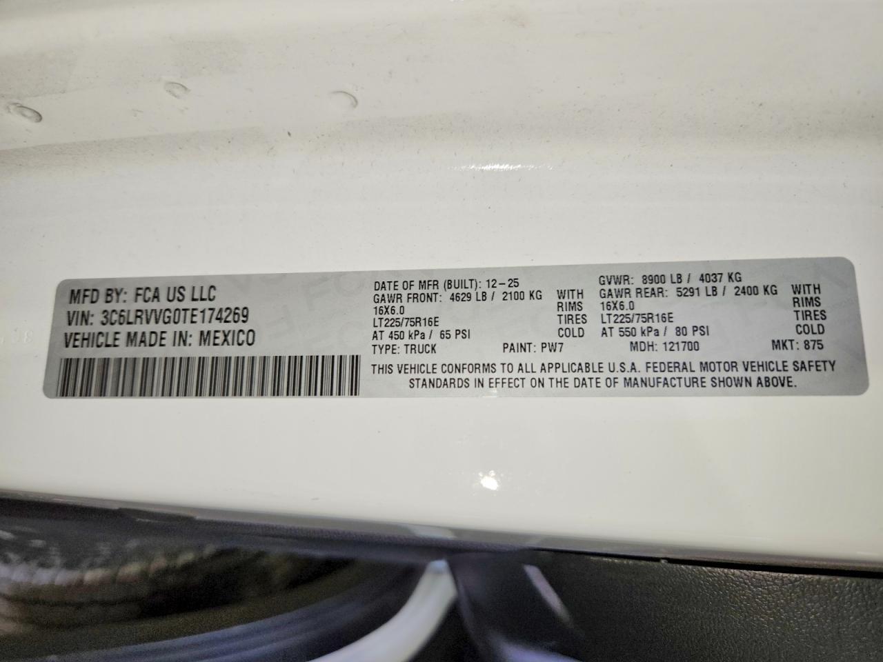 2026 RAM ProMaster 2500