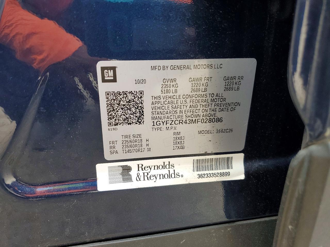 2021 CADILLAC XT4