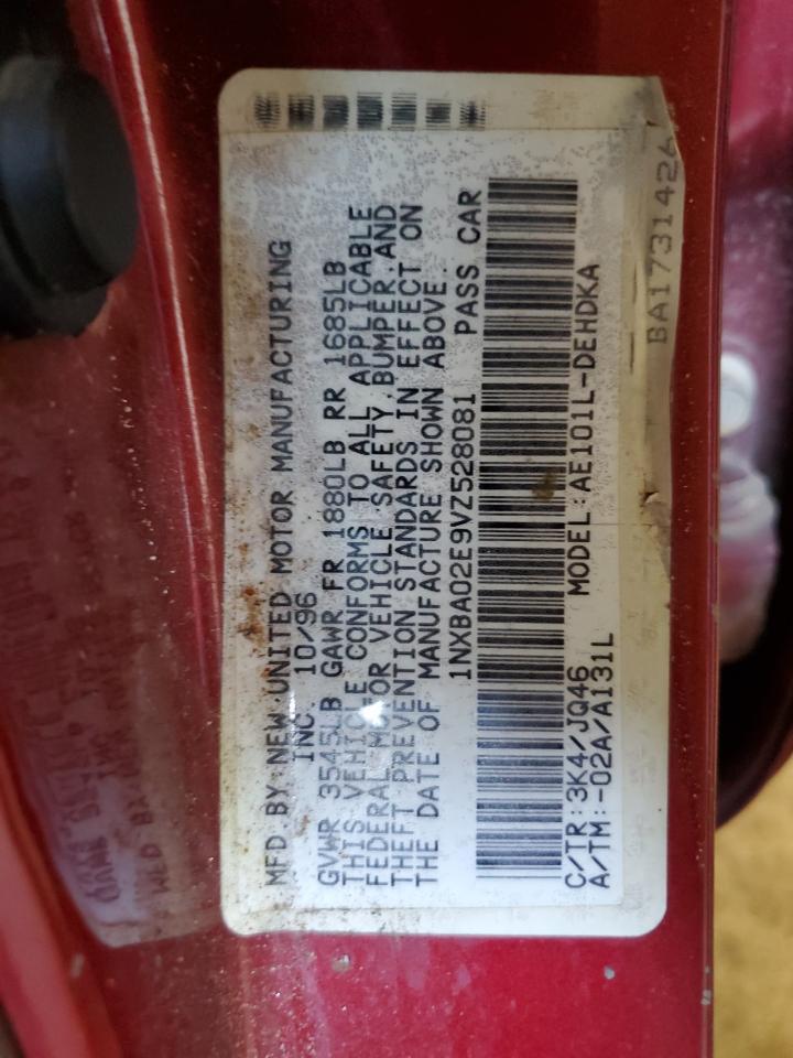 1997 TOYOTA COROLLA