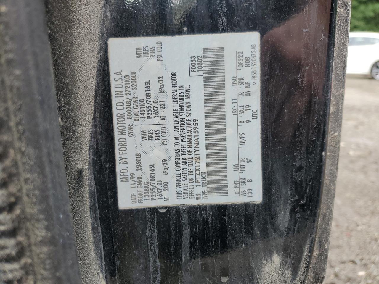 2000 FORD F-150