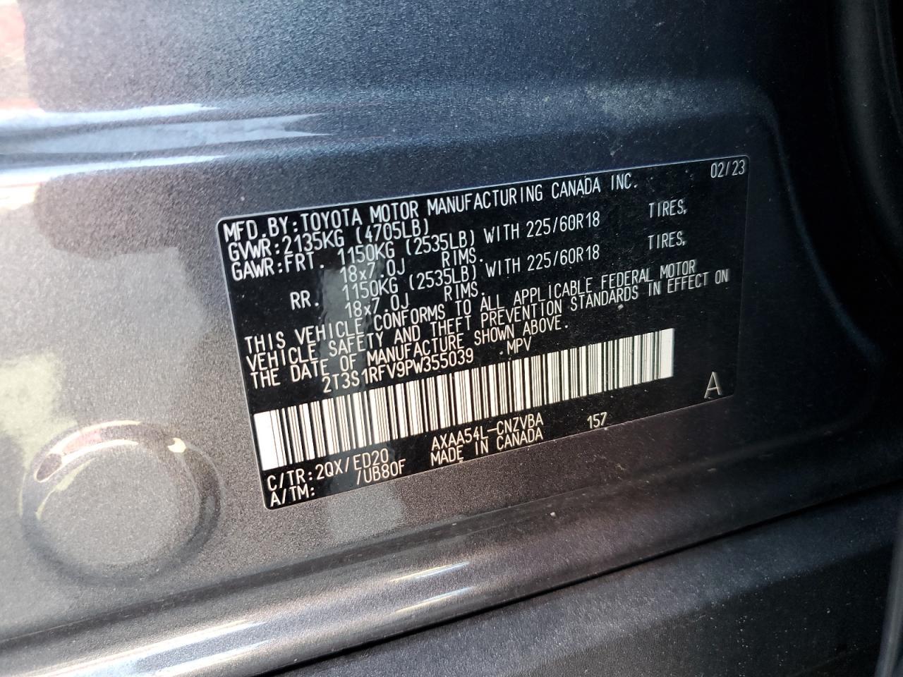 2023 TOYOTA RAV4