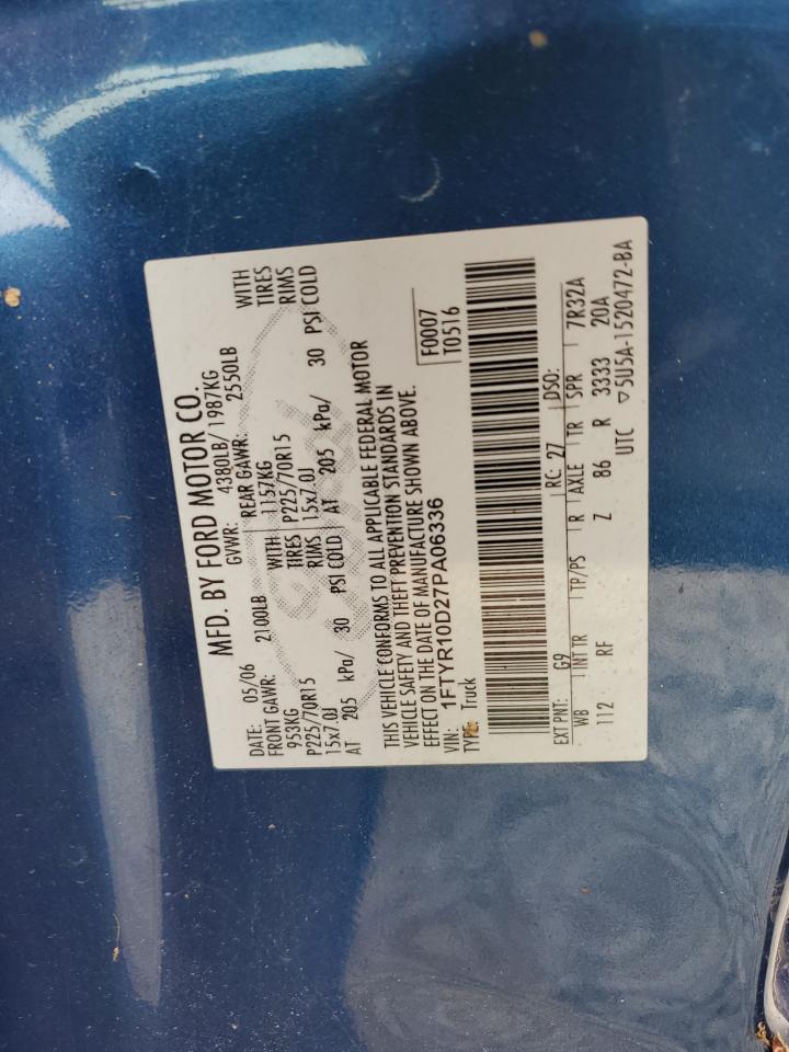 2007 FORD RANGER