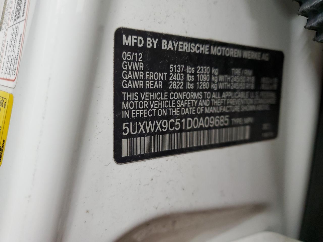 2013 BMW X3
