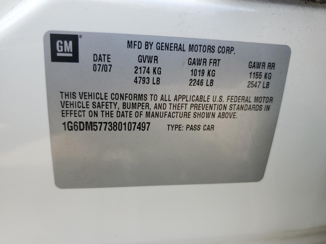 2008 CADILLAC CTS