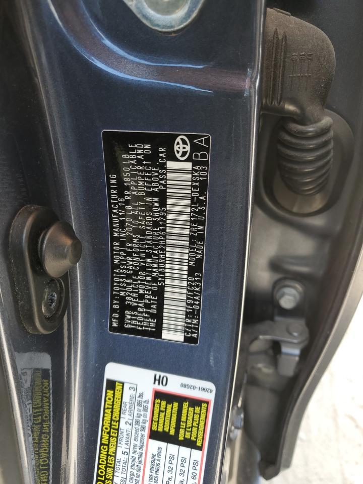 2017 TOYOTA COROLLA