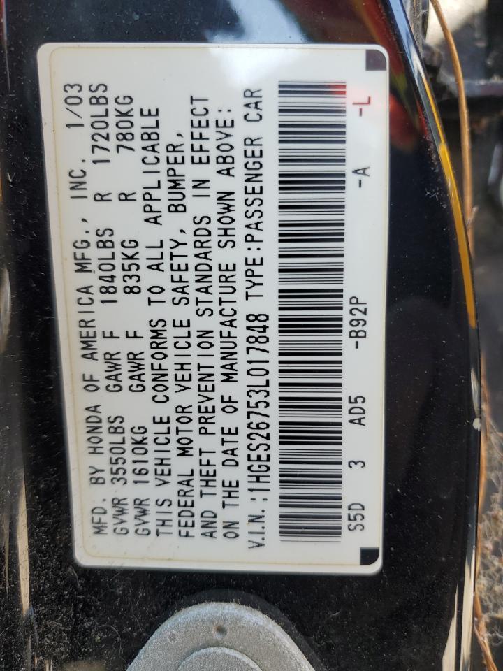 2003 HONDA CIVIC