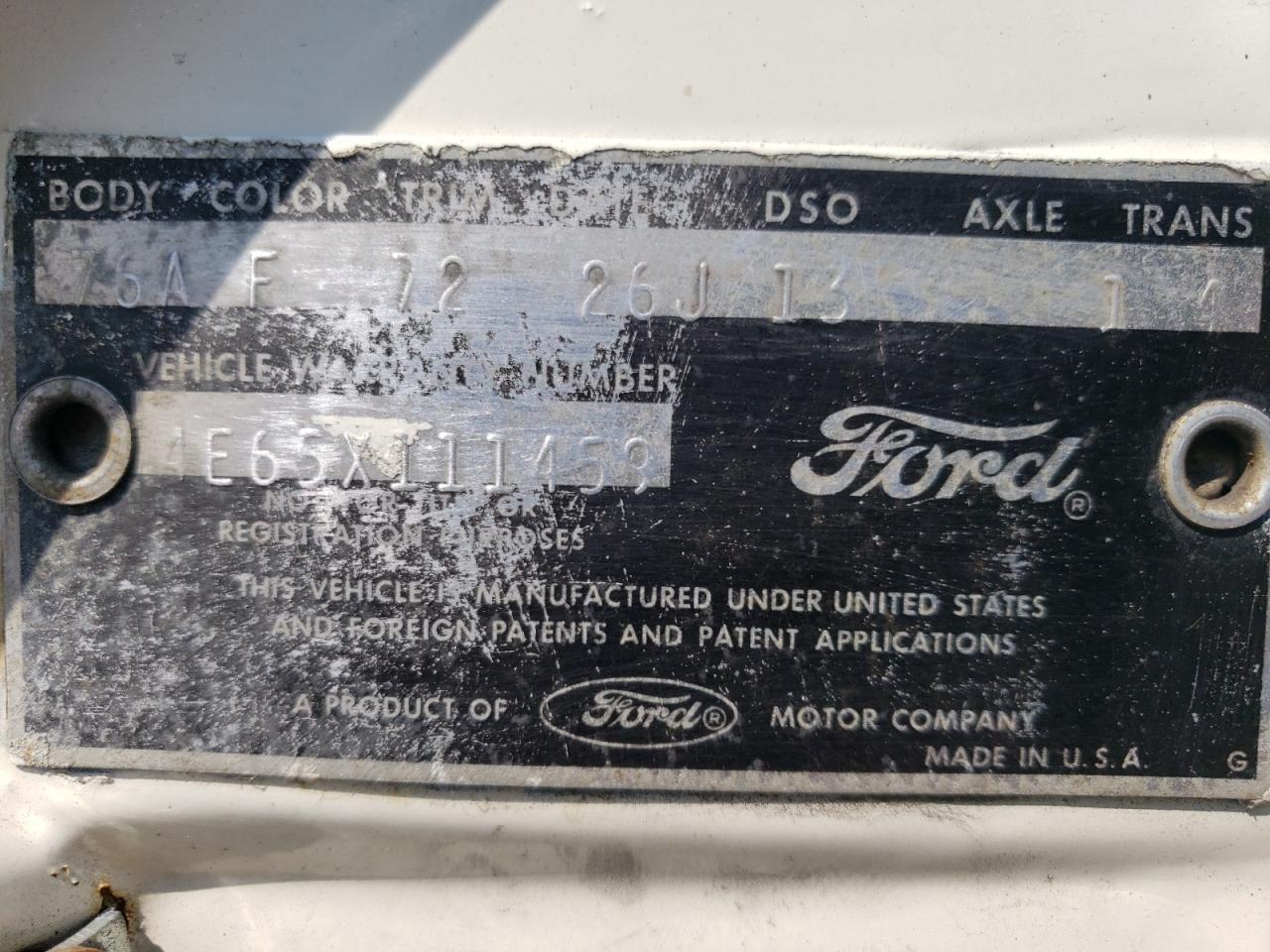 1964 FORD Galaxie