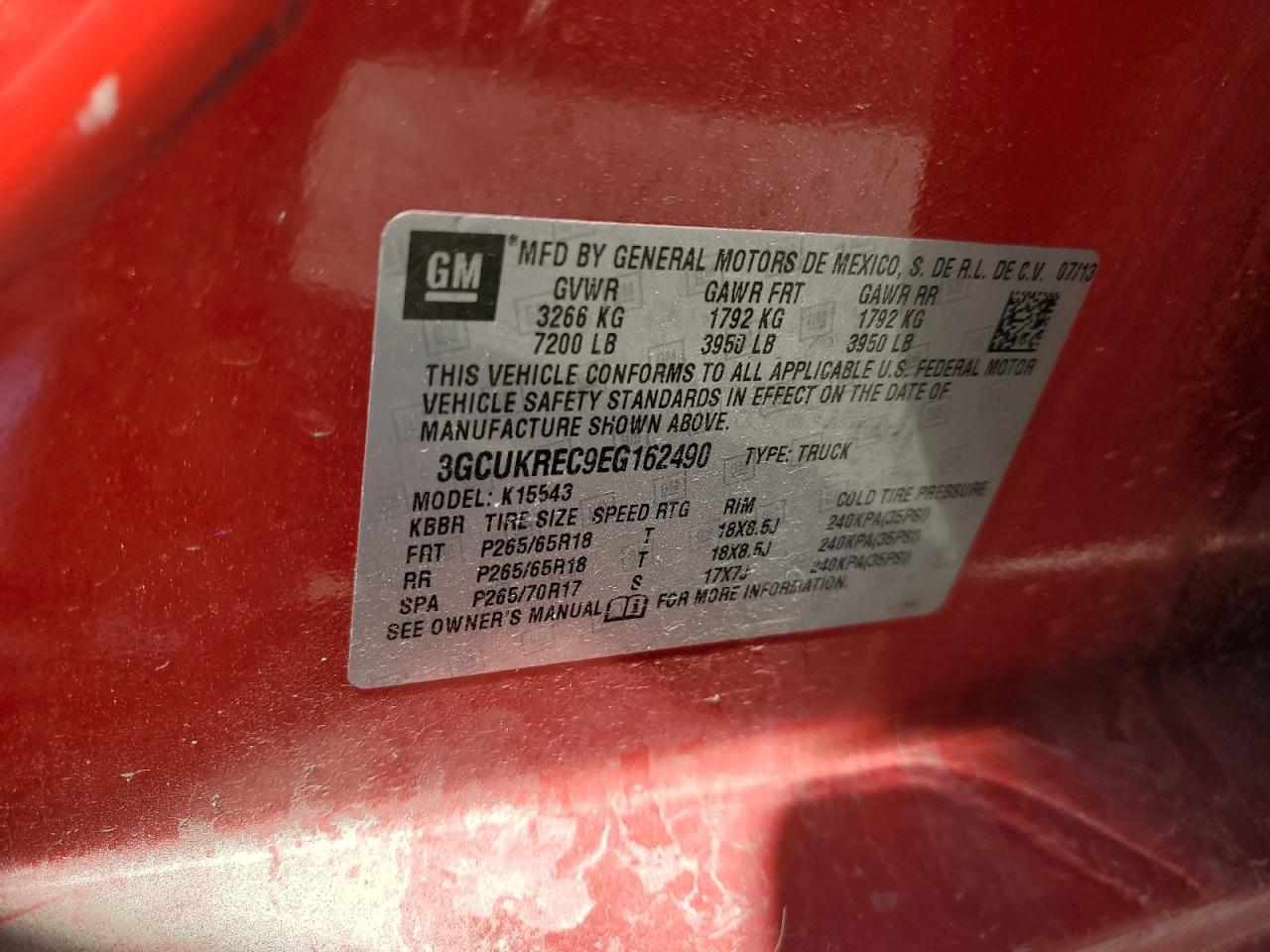 2014 CHEVROLET Silverado