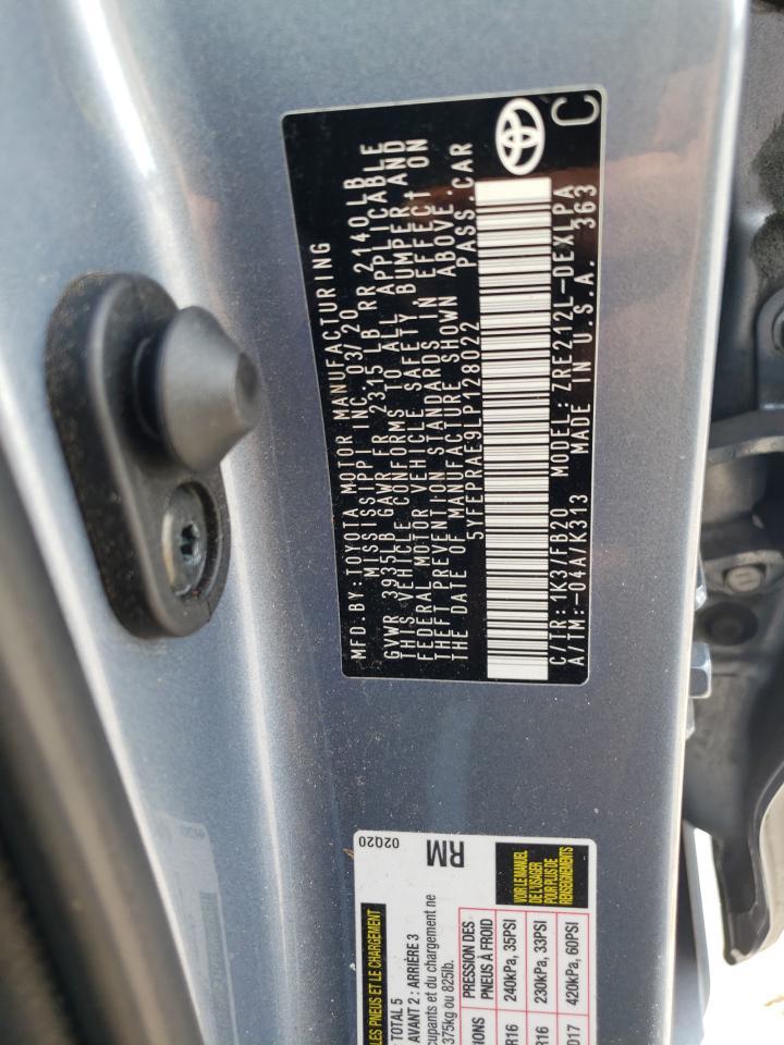 2020 TOYOTA COROLLA