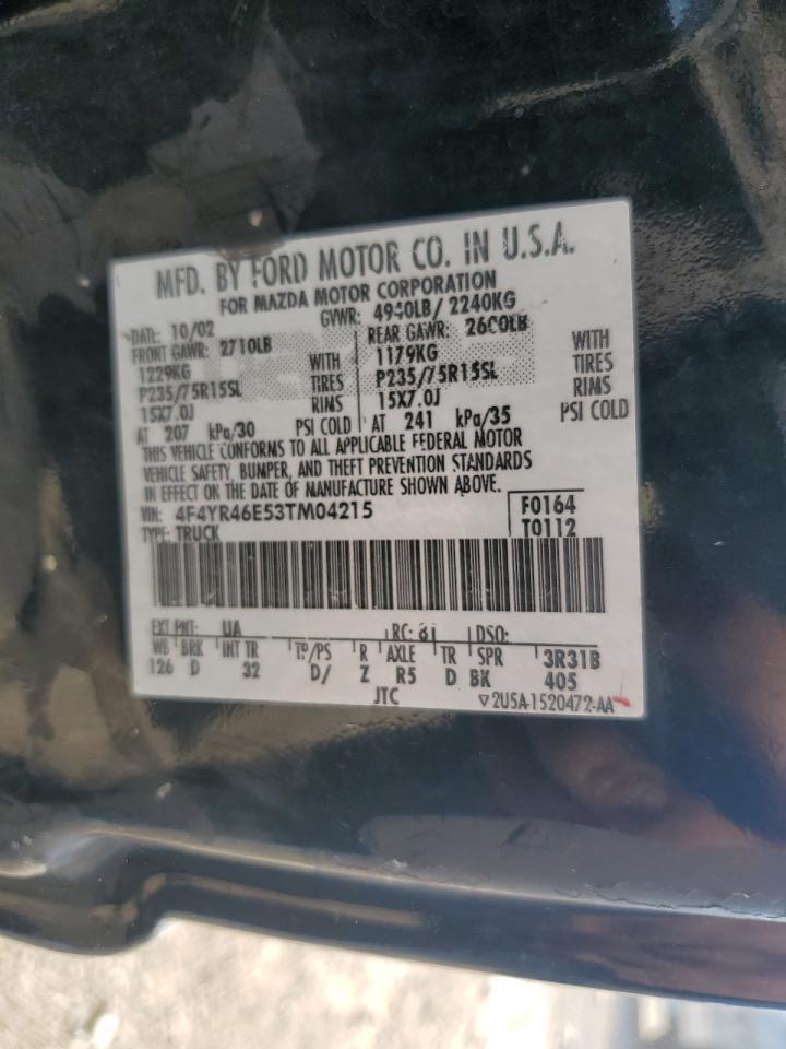 2003 MAZDA B4000