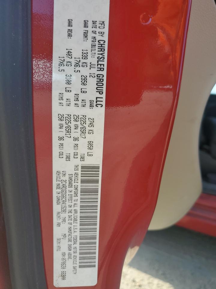 2012 DODGE GRAND CARAVAN
