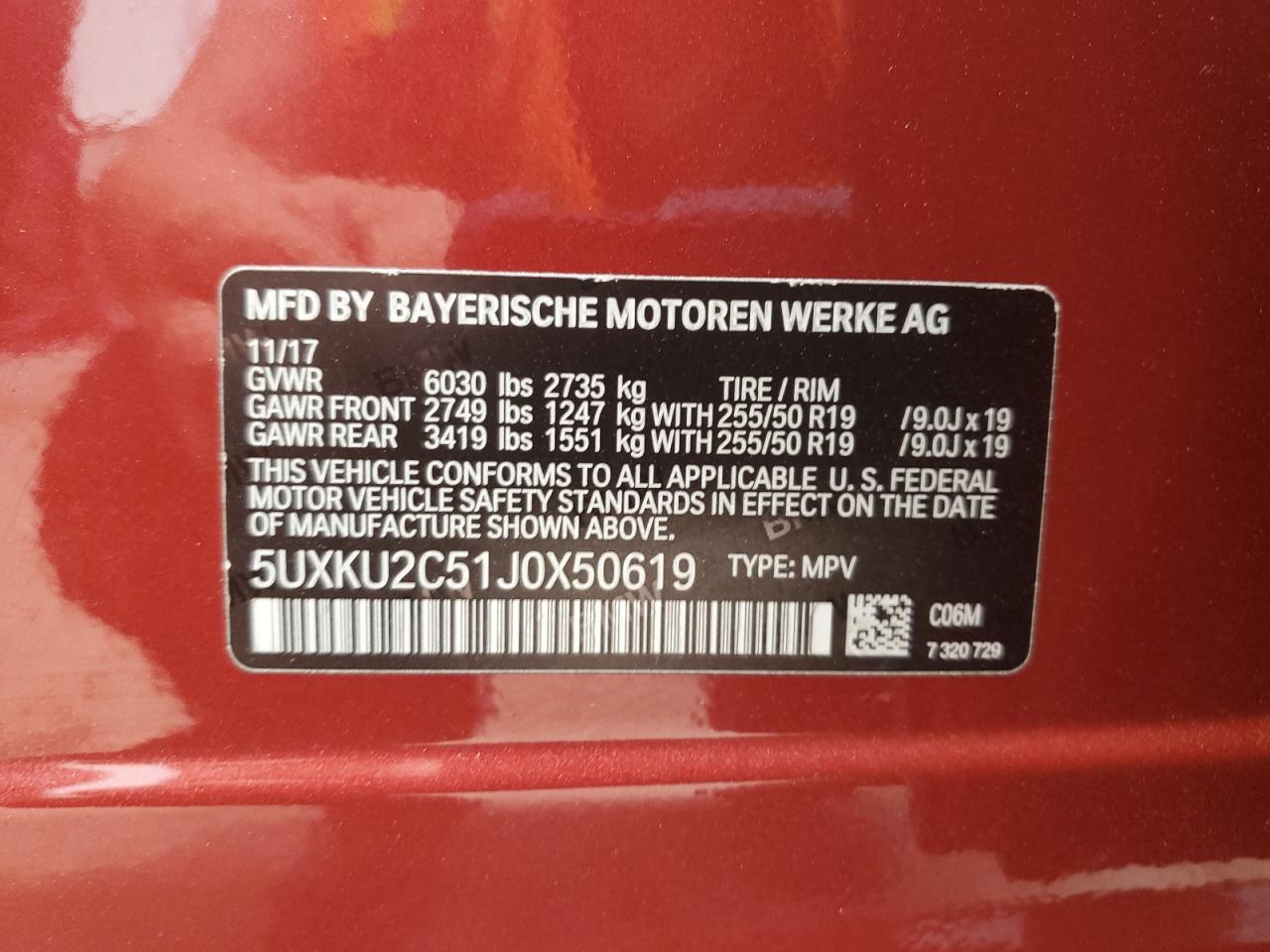 2018 BMW X6