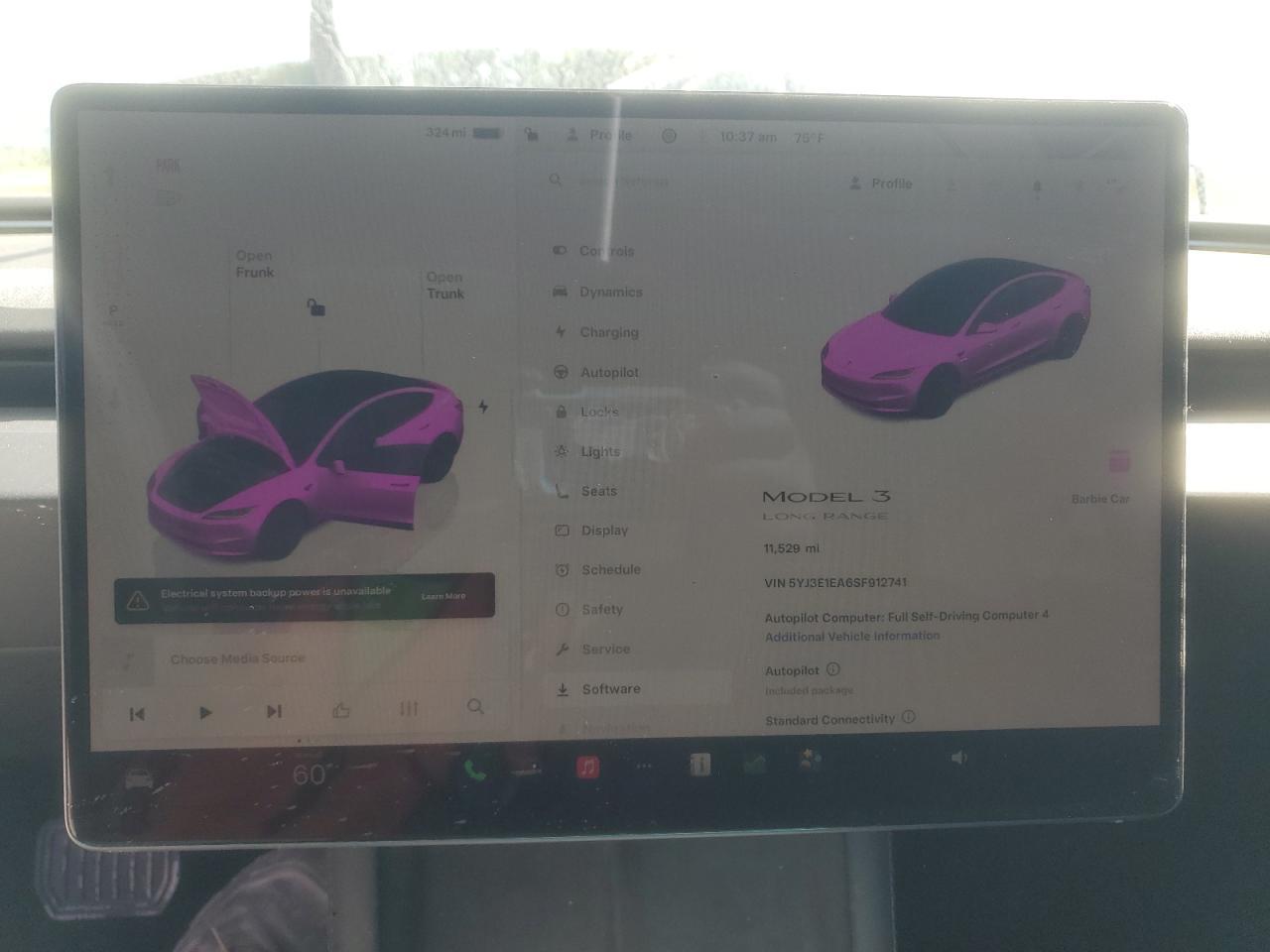 2025 TESLA MODEL 3