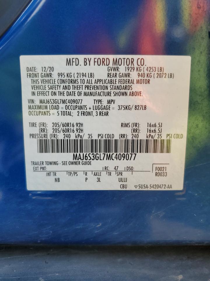2021 FORD EcoSport