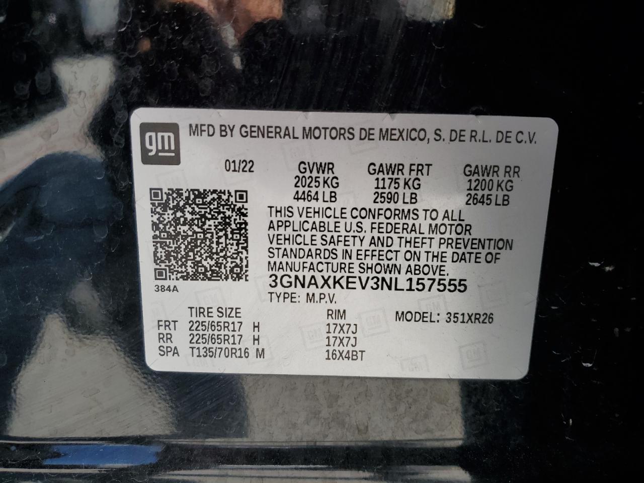 2022 CHEVROLET EQUINOX