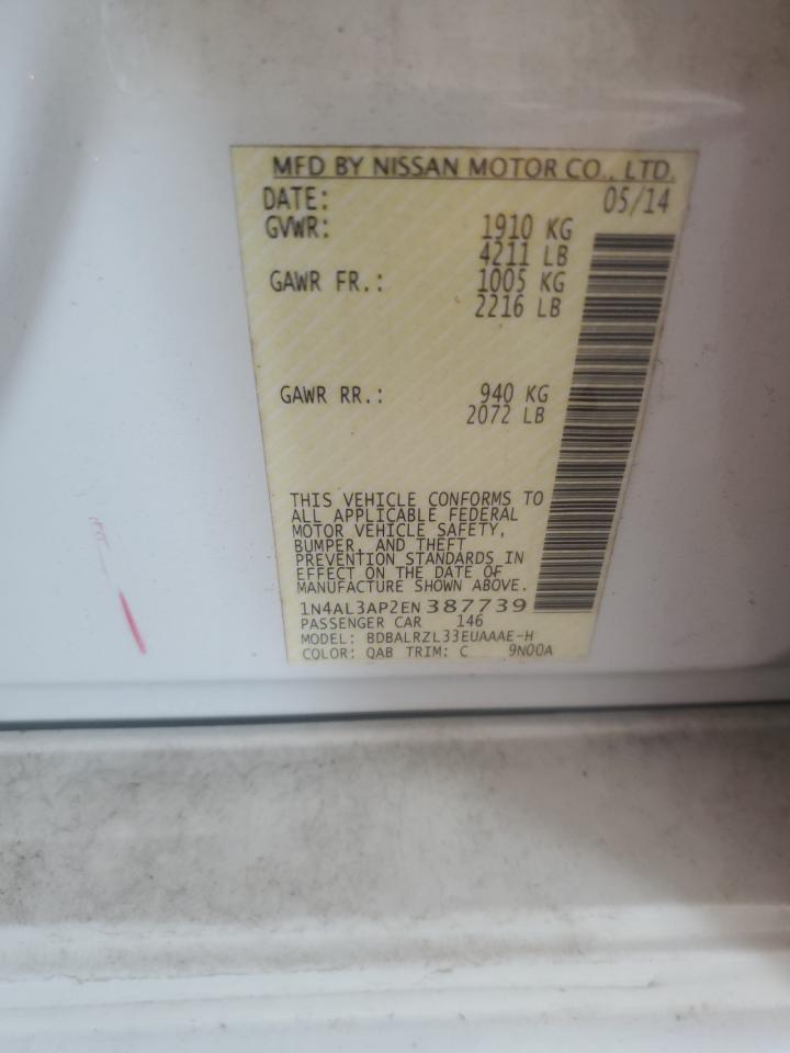 2014 NISSAN ALTIMA