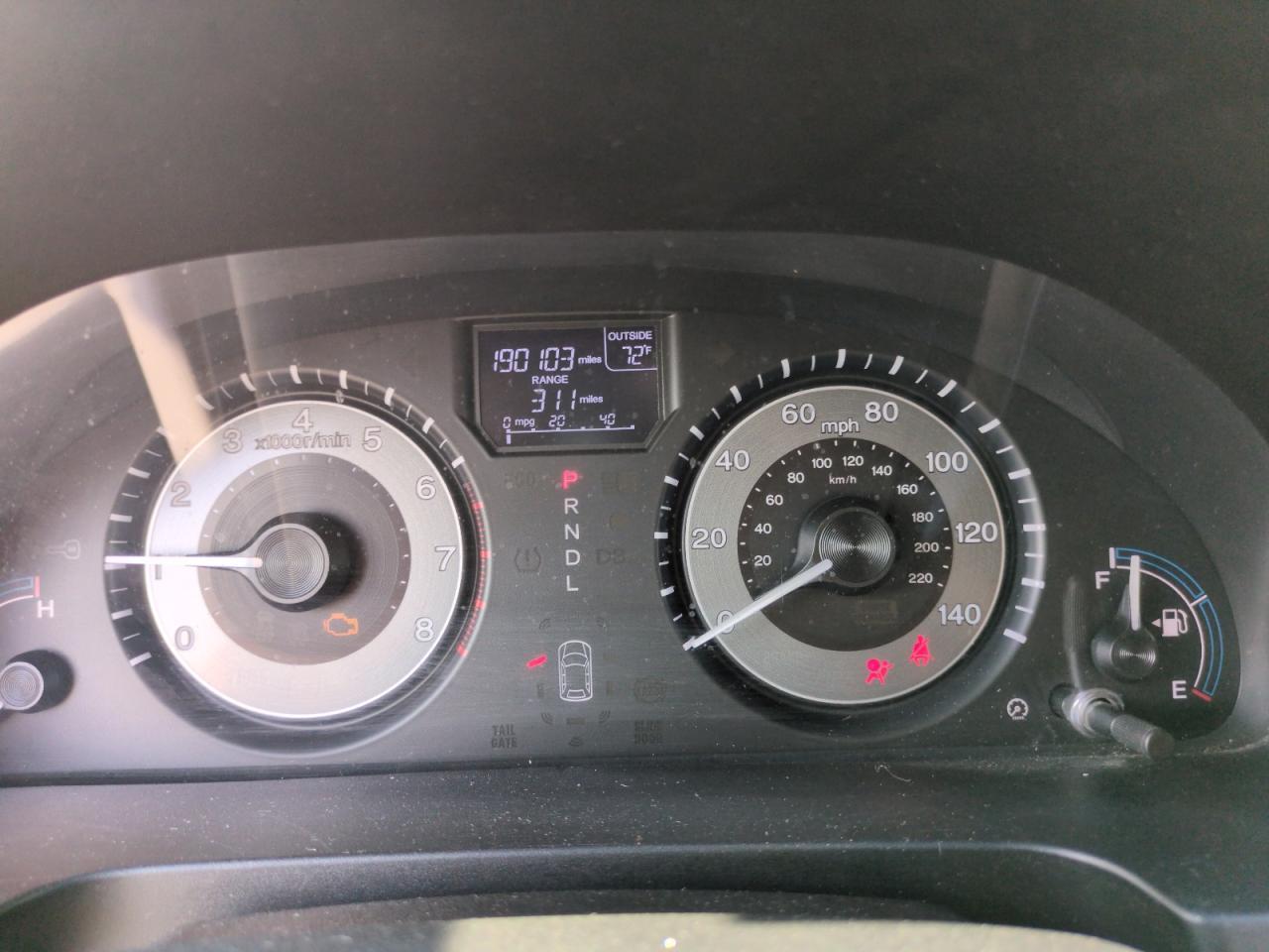 2012 HONDA ODYSSEY