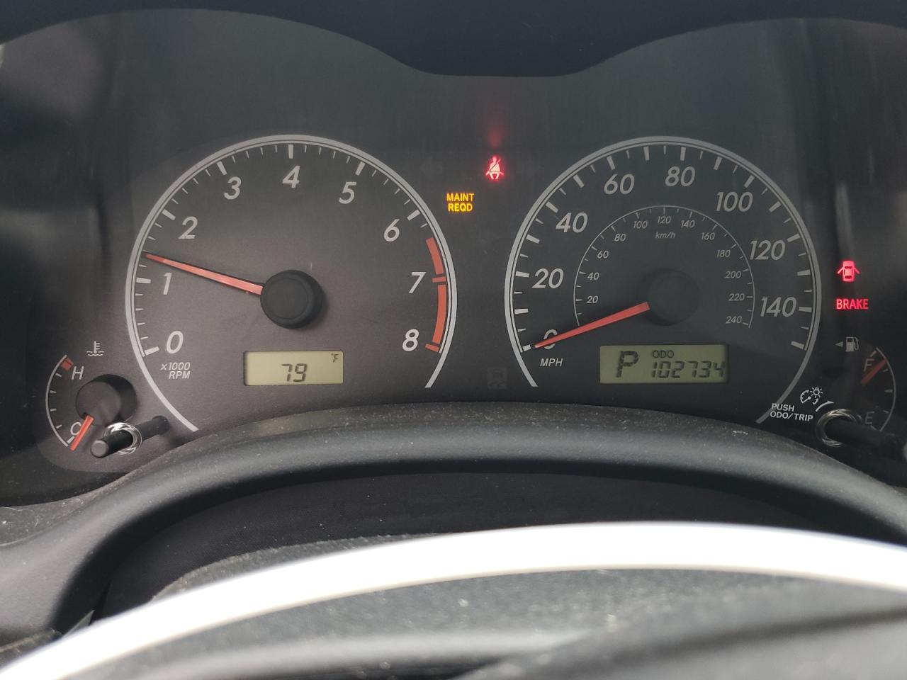 2012 TOYOTA COROLLA