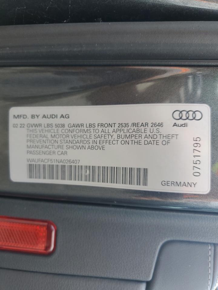 2022 AUDI A5
