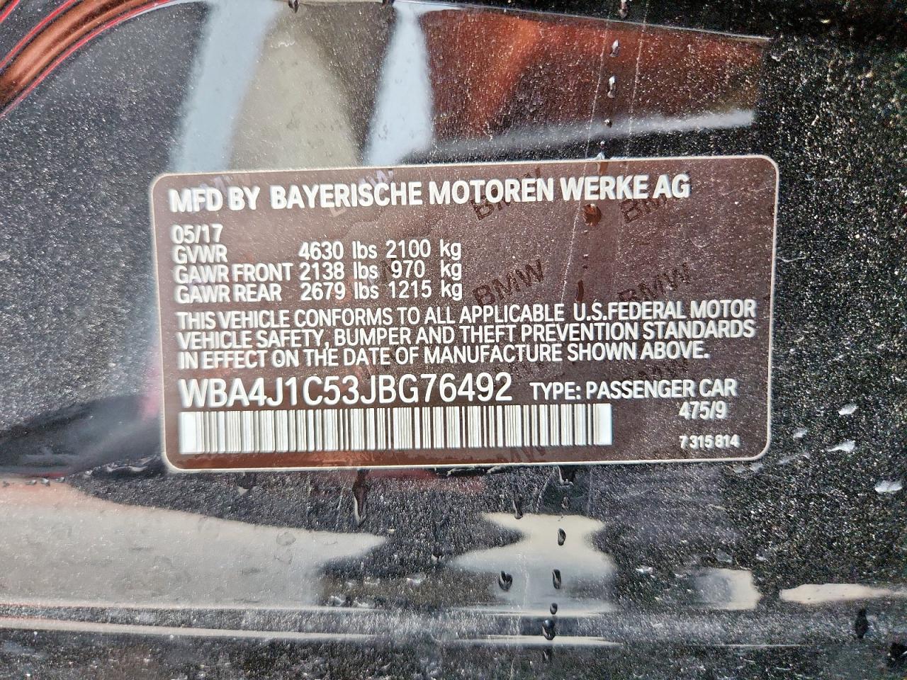 2018 BMW 4 Series