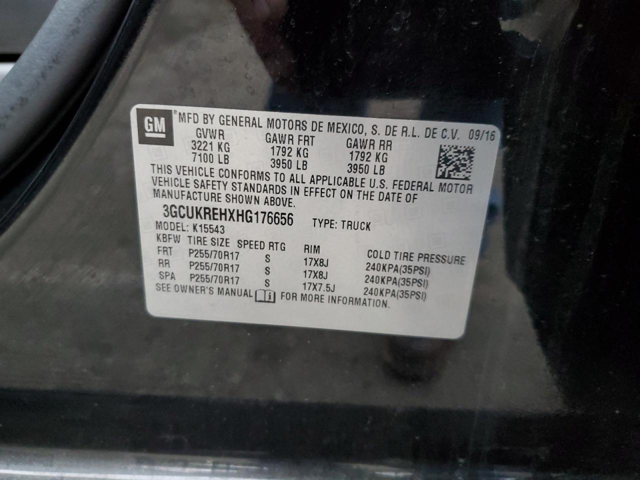 2017 CHEVROLET Silverado
