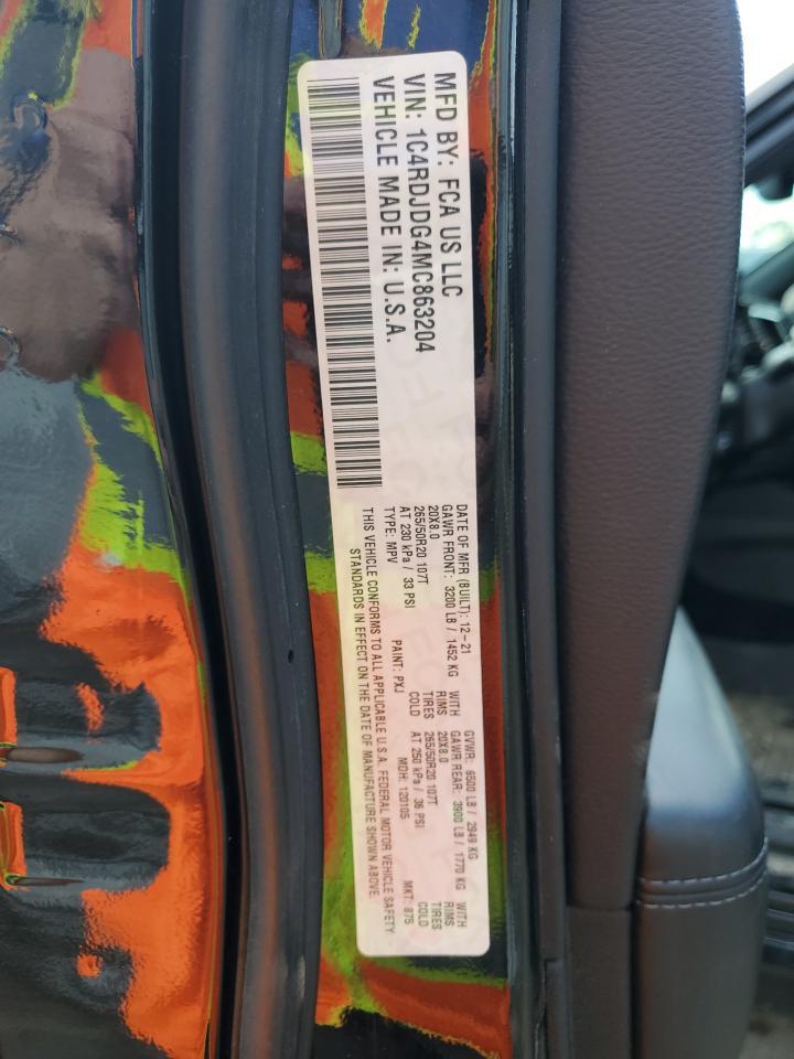 2021 DODGE DURANGO