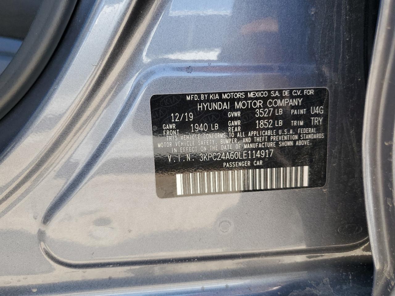 2020 HYUNDAI ACCENT