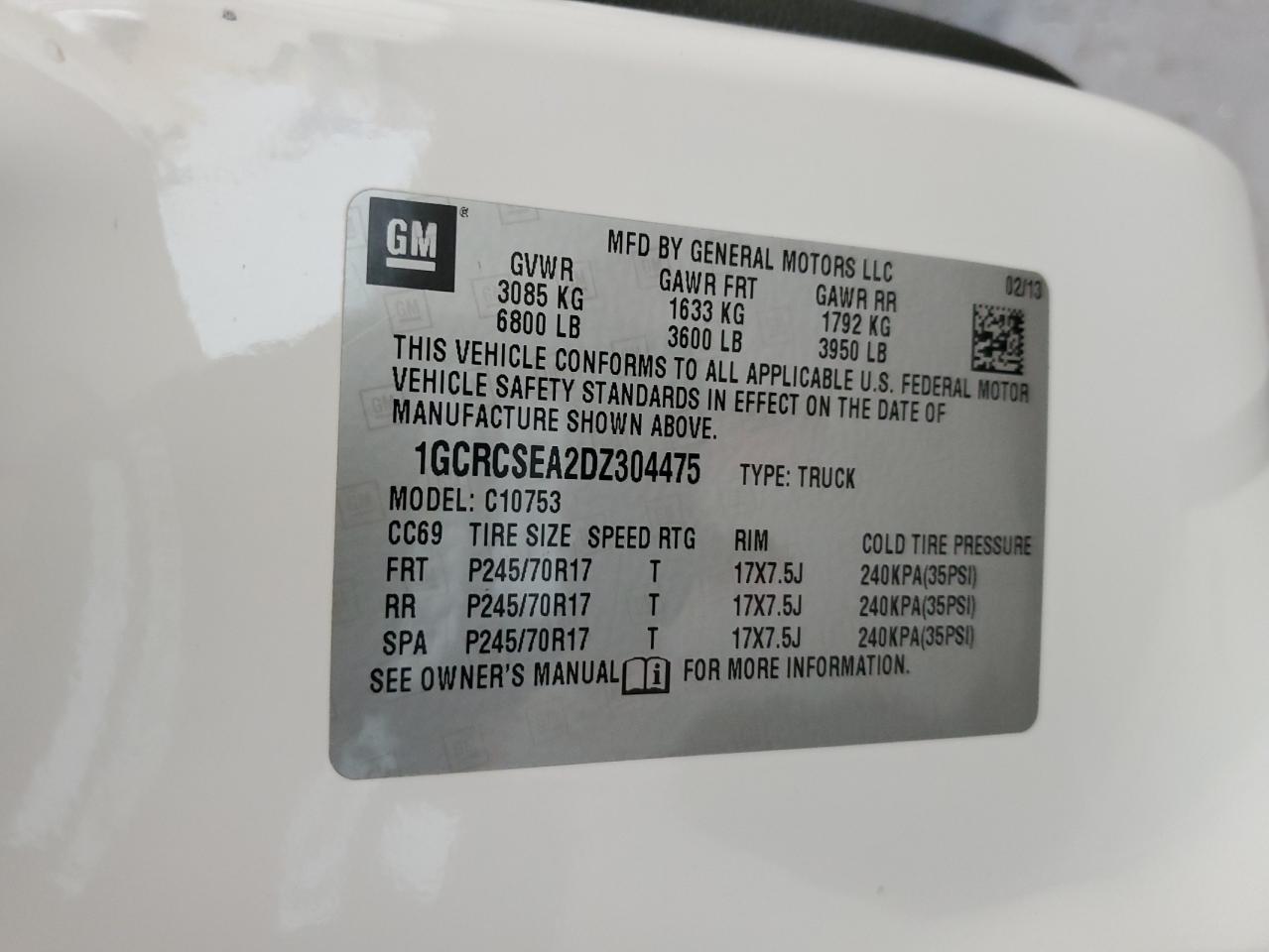 2013 CHEVROLET Silverado