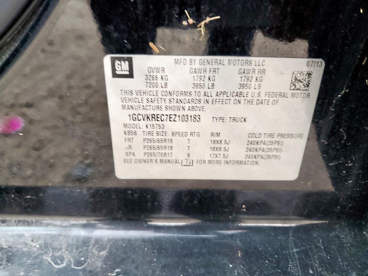 2014 CHEVROLET Silverado