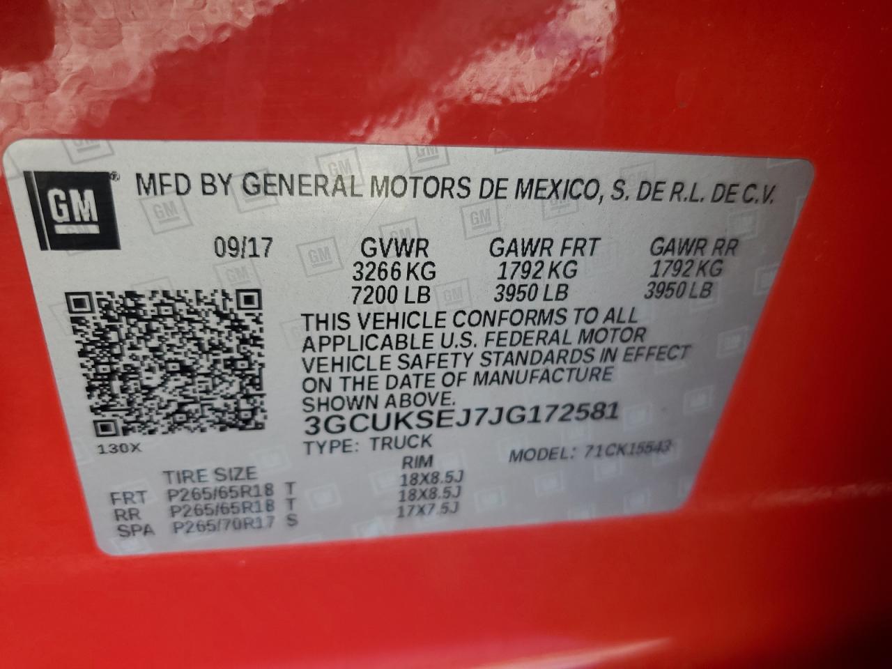 2018 CHEVROLET Silverado