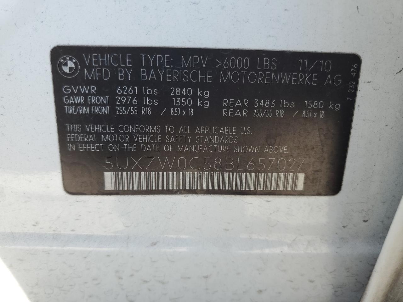 2011 BMW X5