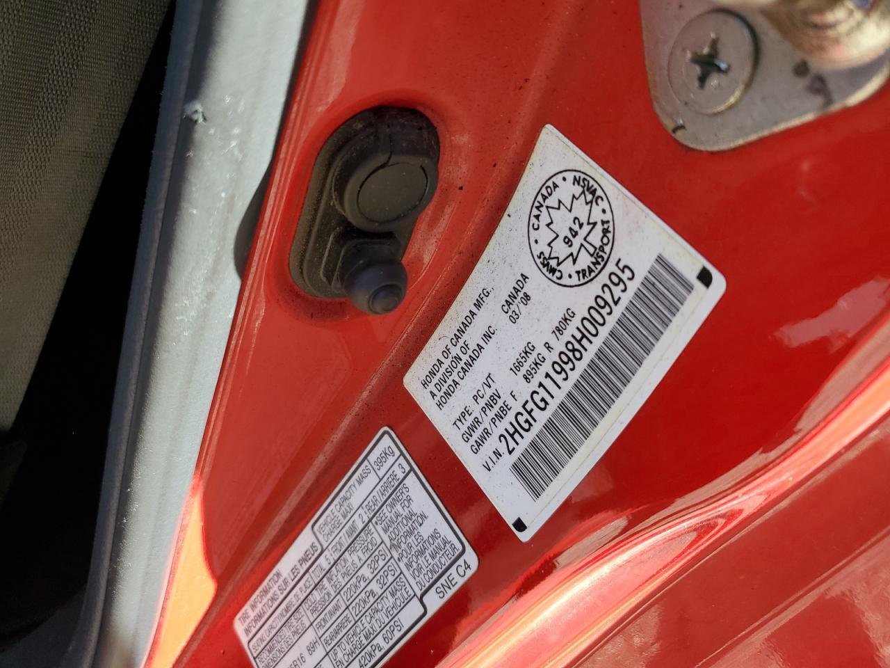 2008 HONDA CIVIC