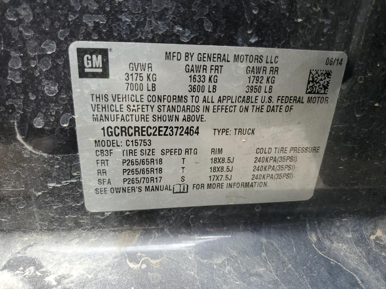 2014 CHEVROLET Silverado