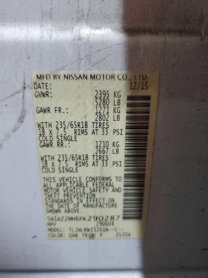 2015 NISSAN MURANO