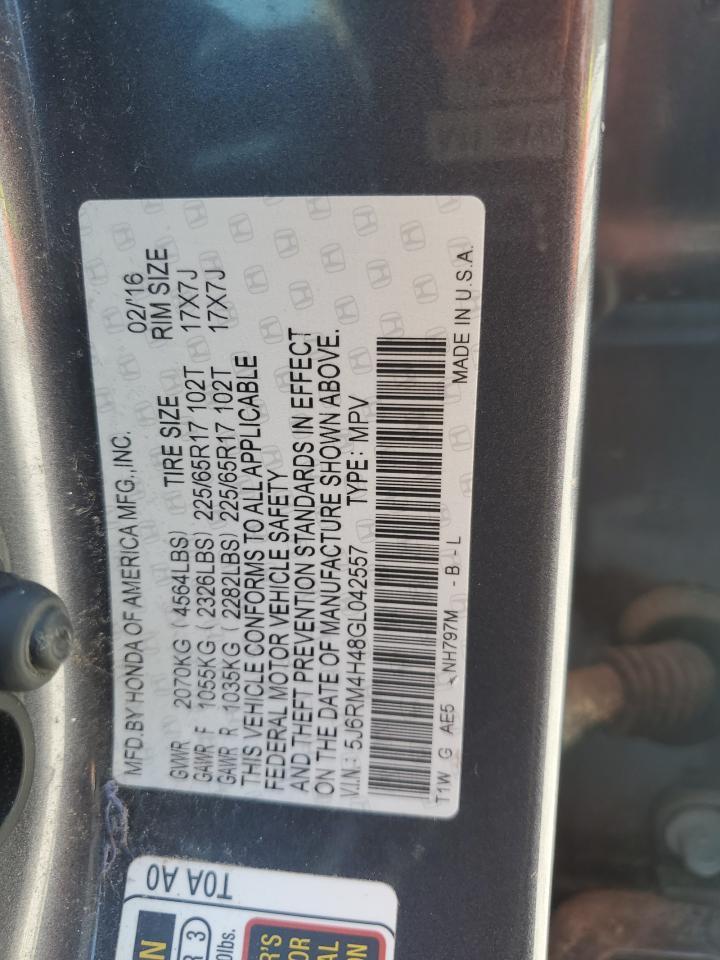 2016 HONDA CR-V