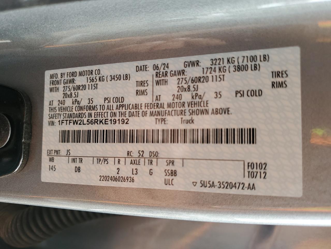 2024 FORD F-150